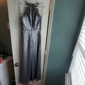 Bari Jay sequin bridesmaid dress